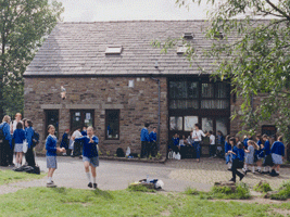 L'école Maharishi de Skelmersdale, Lancashire, Grande-Bretagne